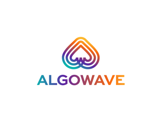 AlgoWave logo design by enzidesign
