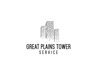 Great Plains Tower Service  logo design by Meyda