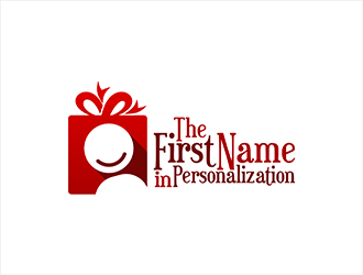 The First Name in Personalization logo design by hole