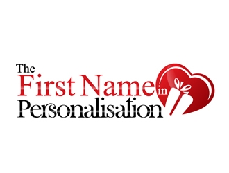 The First Name in Personalization logo design by Roma