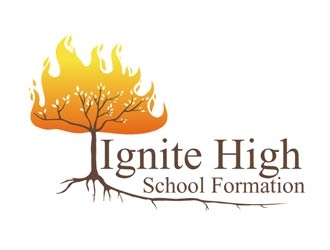 Ignite High School Formation logo design by shere