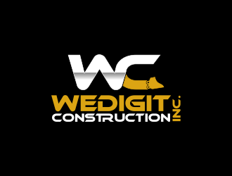 Wedigit Construction Inc. logo design by akhi