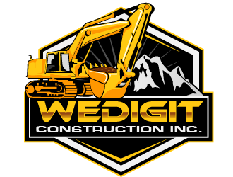 Wedigit Construction Inc. logo design by THOR_