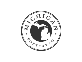 Michigan Roots Pottery Co. logo design by Gravity