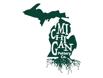 Michigan Roots Pottery Co. logo design by dhika