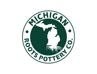 Michigan Roots Pottery Co. logo design by dhika