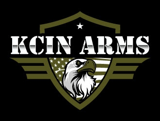 KCIN ARMS logo design by daywalker