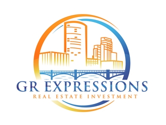 GR Expressions  logo design by DreamLogoDesign