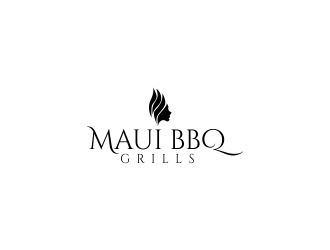 Maui BBQ Grills logo design by oke2angconcept