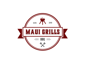 Maui BBQ Grills logo design by Gravity