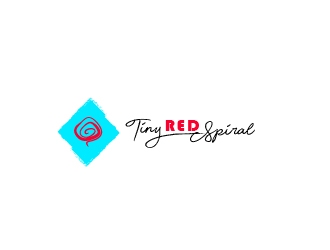 Tiny Red Spiral logo design by Loregraphic