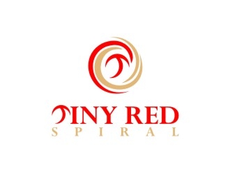 Tiny Red Spiral logo design by sodimejo