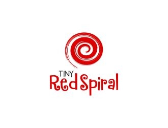 Tiny Red Spiral logo design by senandung