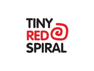 Tiny Red Spiral logo design by paulanthony