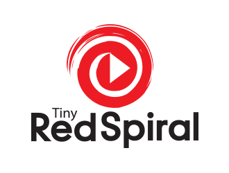 Tiny Red Spiral logo design by vinve