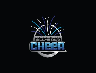 Leaps & Bounds All-Star Cheer logo design by artbitin