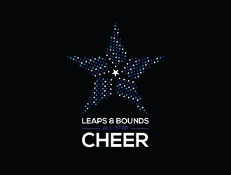 Leaps & Bounds All-Star Cheer logo design by artbitin