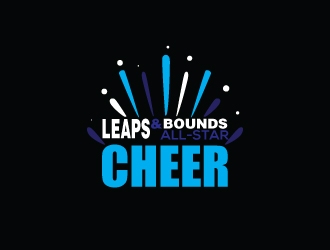 Leaps & Bounds All-Star Cheer logo design by artbitin