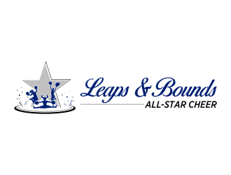 Leaps & Bounds All-Star Cheer logo design by IrvanB