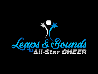 Leaps & Bounds All-Star Cheer logo design by rykos