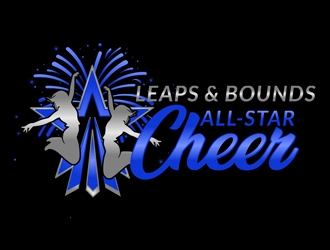 Leaps & Bounds All-Star Cheer logo design by Roma
