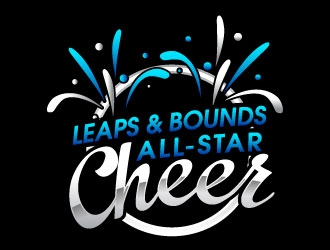Leaps & Bounds All-Star Cheer logo design by daywalker
