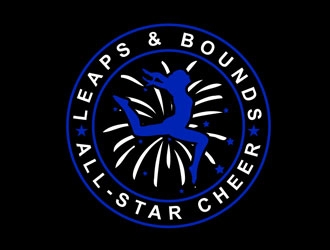 Leaps & Bounds All-Star Cheer logo design by LogoInvent