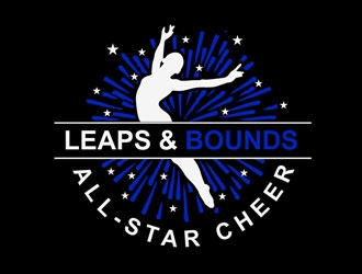 Leaps & Bounds All-Star Cheer logo design by LogoInvent