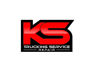 K S Trucking Service Repair logo design by Landung