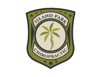Island Park Chiropractic logo design by Boomstudioz