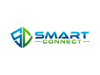 Smart Connect logo design by pixalrahul