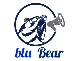 bluBear or blu Bear logo design by uttam