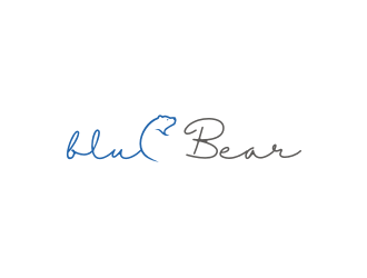 bluBear or blu Bear logo design by mbamboex