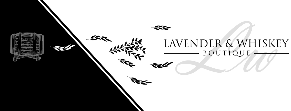 Lavender & Whiskey Boutique logo design by JessicaLopes