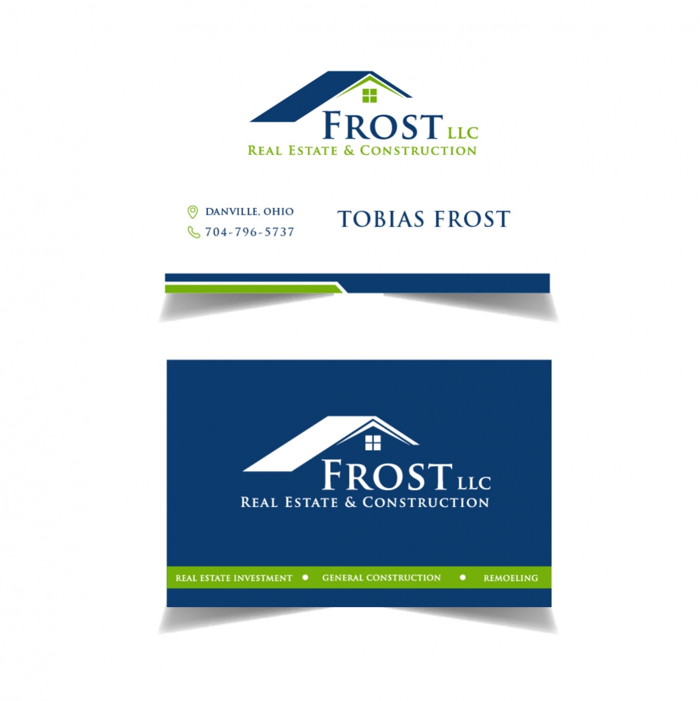 Frost Real Estate & Construction LLC logo design by jenyl