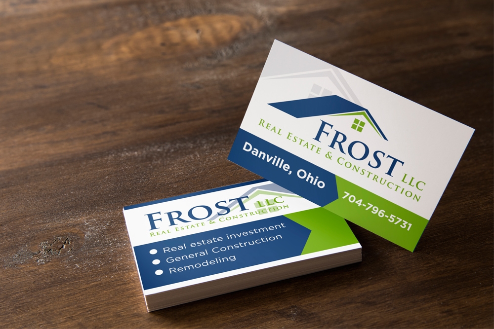 Frost Real Estate & Construction LLC logo design by THOR_