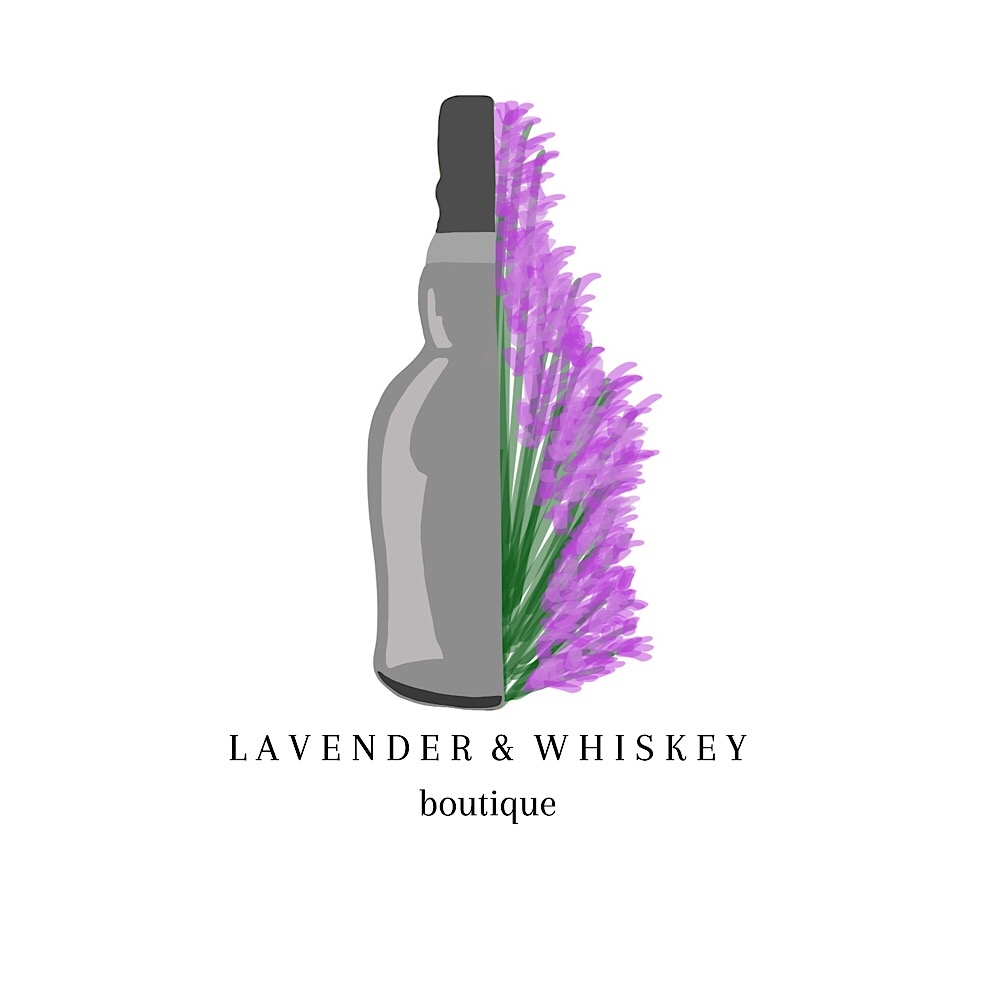 Lavender & Whiskey Boutique logo design by konstnarartist