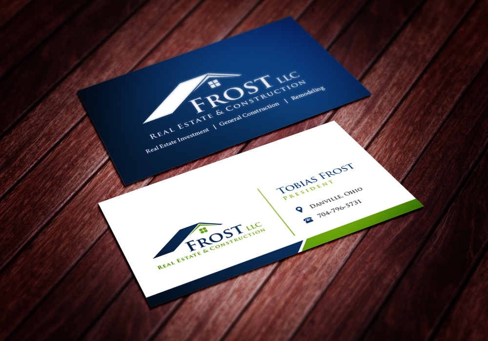 Frost Real Estate & Construction LLC logo design by jhunior