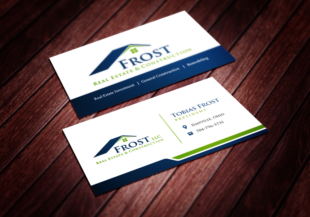 Frost Real Estate & Construction LLC logo design by jhunior