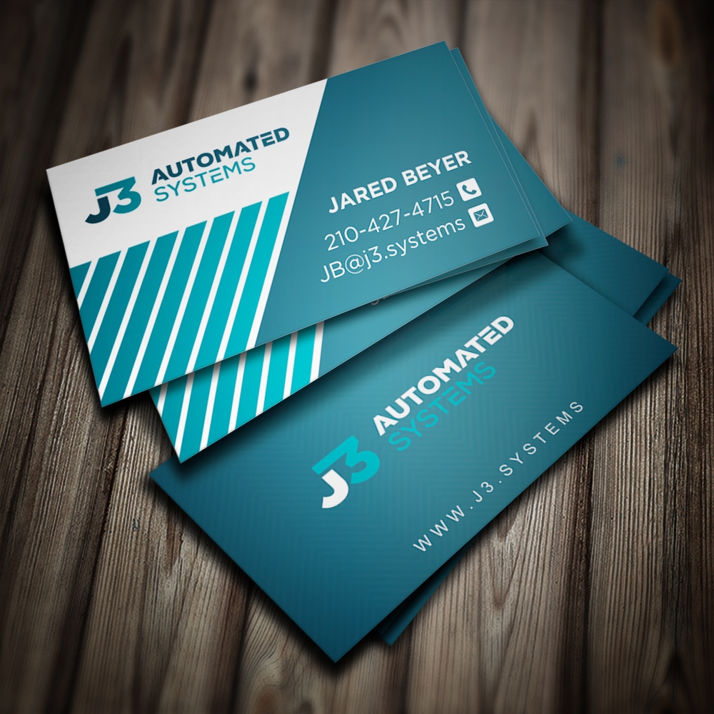 J3 Automated Systems logo design by Kindo