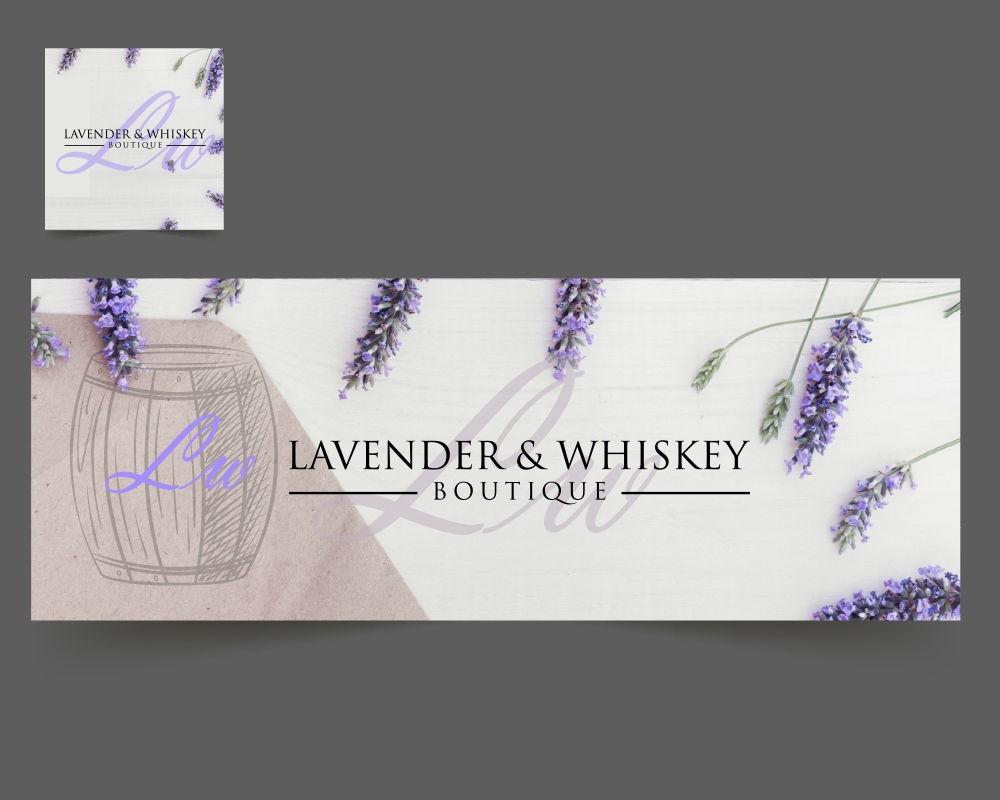 Lavender & Whiskey Boutique logo design by avatar