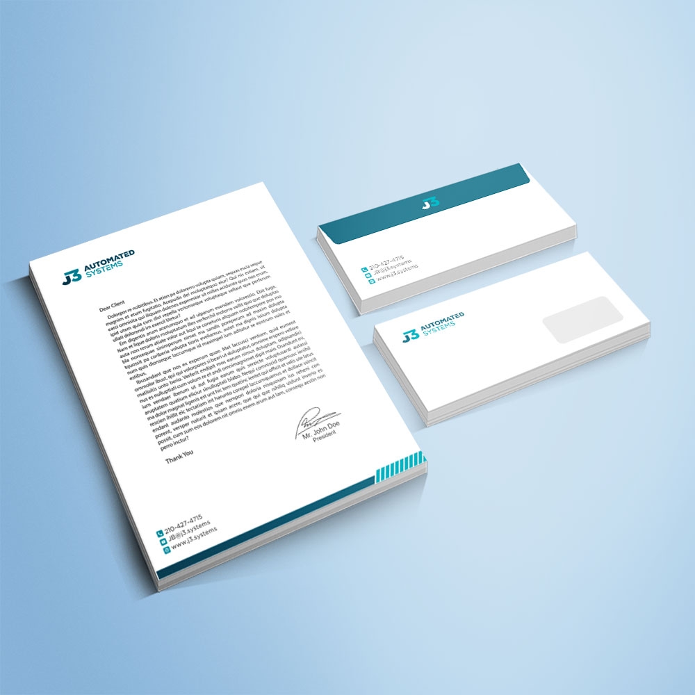 J3 Automated Systems logo design by Kindo