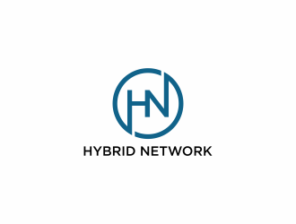 Hybrid Network logo design by eagerly