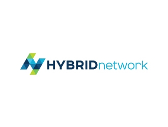 Hybrid Network logo design by Kewin