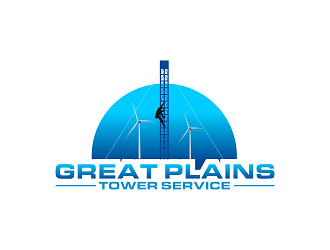 Great Plains Tower Service  logo design by Republik