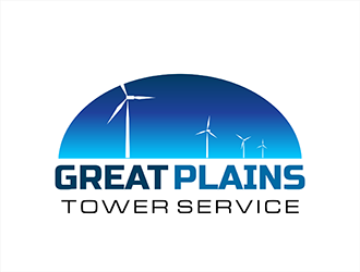 Great Plains Tower Service  logo design by hole