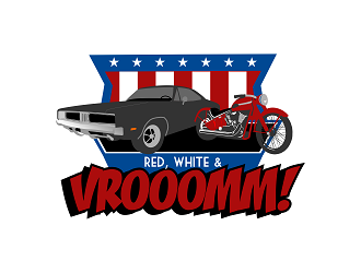 Red, White & Vroom logo design by Republik