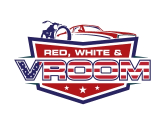 Red, White & Vroom logo design by jaize