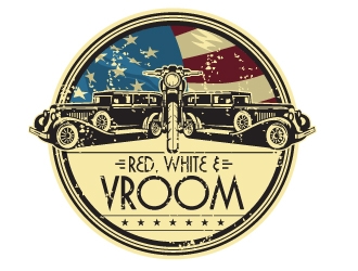 Red, White & Vroom logo design by uttam