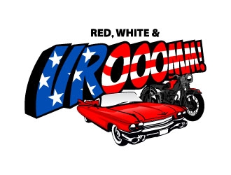 Red, White & Vroom logo design by daywalker
